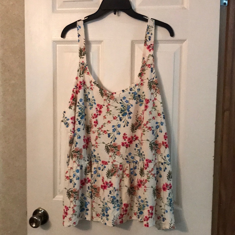 Floral Sleeveless Top!